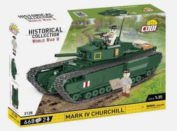 COB3128 - Mark IV Churchill-Panzer - 668 Teile - 1