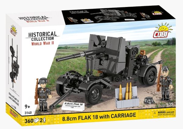 COB3140 - Flugabwehrkanone 8,8 cm Flak 18 – 360 Teile - 1