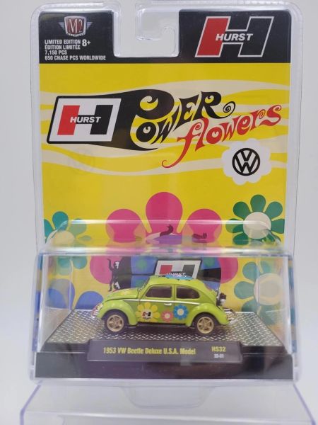 M2M-31500-HS32 - VOLKSWAGEN Beelte Deluxe USA Modell 1953 HURST POWER FLOWERS im Blister - 1