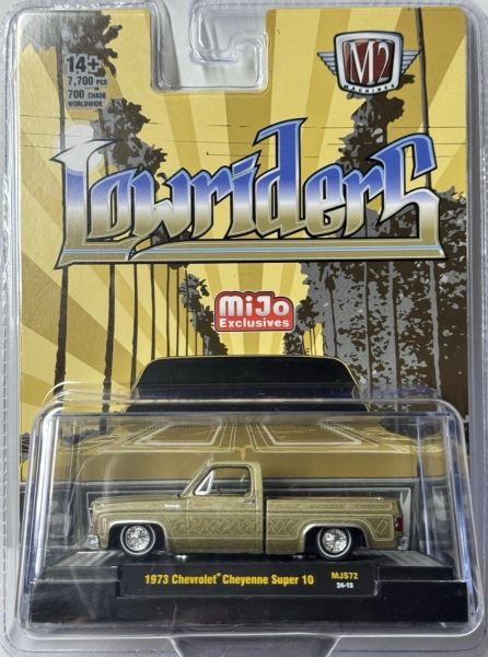 M2M-31500-MJS72 - Chevrolet Cheyenne Super 10 1973 Lowrider in Blisterverpackung - 1