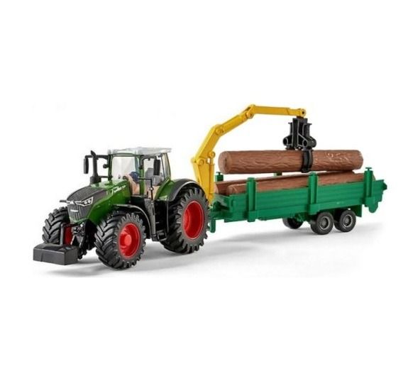 BUR31651-A - FENDT 1050 Vario Reibungsballenpresse mit Plattform und Strohballen - 1