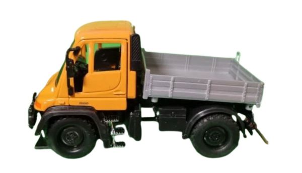 WEL32380JAUNE - MERCEDES-BENZ Unimog U400 Gelb und Grau - 1