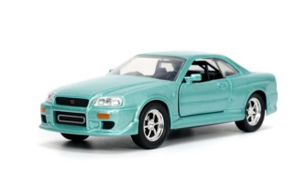 JAD32586 - NISSAN GT-R R34 Biran 2002 Blau FAST & FURIOUS - 1