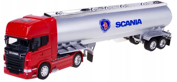 WEL32672ROUGE - SCANIA R730 V8 4x2 (Rot) mit 2-Achs-Tankauflieger - 1