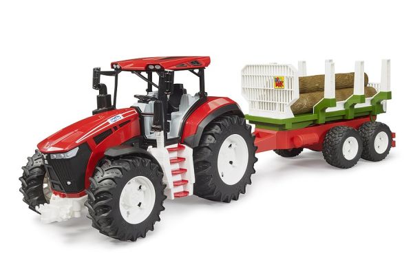 BRU3453 - ROADMAX-Sattelzugmaschine mit Forstanhänger und Baumstämmen - 1