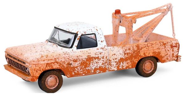 GREEN35300-B - FORD F-100 1973 mit Abschlepphaken weiß aus der BLUE COLLAR-Serie (Blisterverpackung) - 1