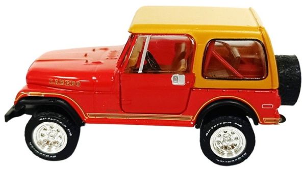 GREEN35310-E - 1980 JEEP CJ-7 Laredo (red) - ALL-TERRAIN series (blister pack) - 1