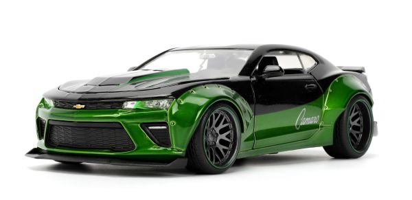 JAD35497 - CHEVROLET Camaro SS 2016 schwarz und grün - PINK SLIPS - 1