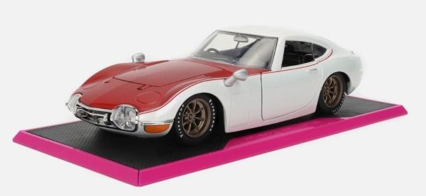 JAD36029 - TOYOTA 2000GT Starlight 1967 Weiß und Rot - PINK SLIPS - 1