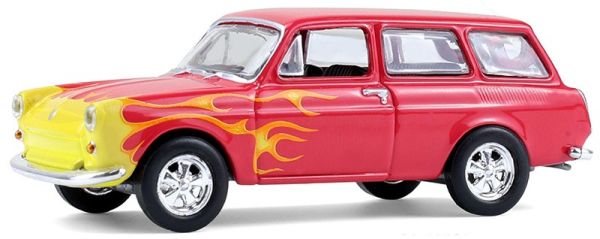 GREEN36120-B - VOLKSWAGEN Typ 3 Kastenwagen 1963, rot, aus der CLUB VEE-DUB-Serie, in Blisterverpackung - 1