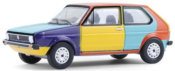 GREEN36120-E - VOLKSWAGEN Rabbit 1975 – Harlekin, aus der CLUB VEE-DUB-Serie, in Blisterverpackung - 1