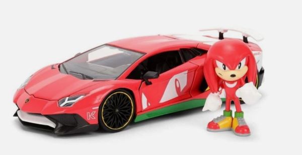 JAD36264 - Lamborghini Aventador SV mit Knuckles-Figur - Sonic - 1