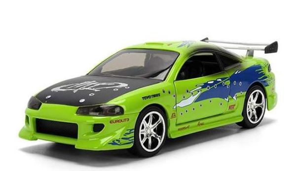 JAD36356 - MITSUBISHI Eclipse Burn Effect 1995 Grün FAST & FURIOUS - 1
