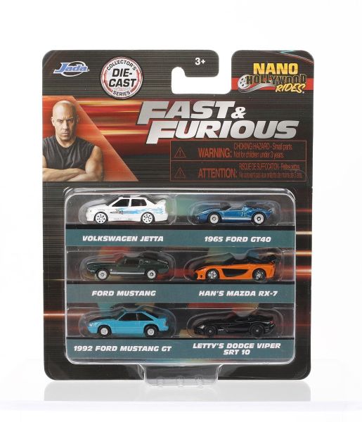 JAD36579 - 6 Nano-Fahrzeuge – VOLKSWAGEN – FORD – MAZDA – DODGE - 1