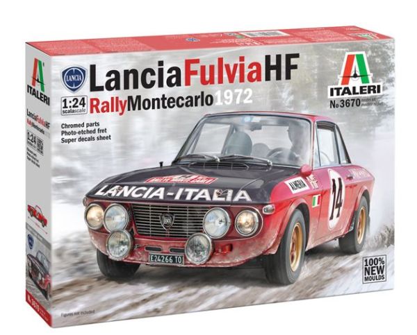 ITA3670 - LANCIA Fulvia HF #14 Rallye Monte Carlo 1972 zum Zusammenbauen und Lackieren - 1