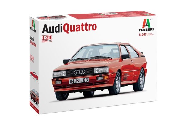 ITA3671 - AUDI Quattro zum Zusammenbauen und Bemalen - 1