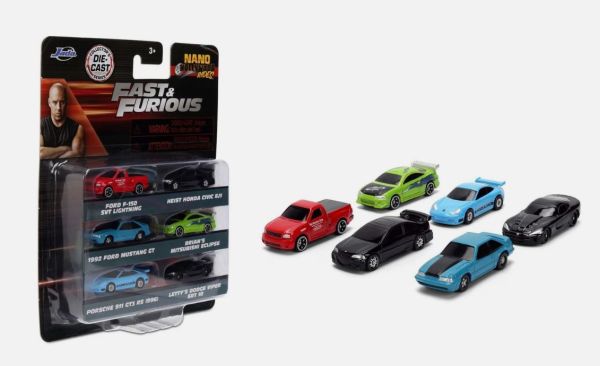 JAD37293 - FAST AND FURIOUS Paket - 6 Autos - 1