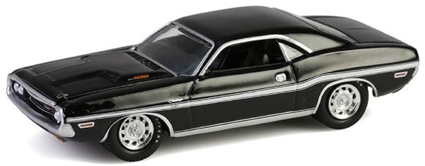 GREEN37320-D - DODGE Challenger R/T 440 1970 schwarz aus der BARRETT JACKSON Serie (in Blisterverpackung) - 1