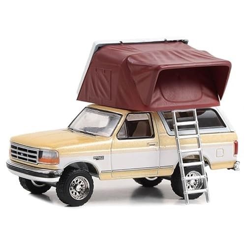 GREEN38050-F - 1996 beigefarbener Ford Bronco XLT aus der GREAT OUTDOORS-Serie in Blisterverpackung - 1