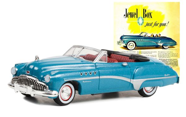 GREEN39110-A - BUICK roadmaster 1949 blau aus der Serie VINTAGE AD CARS unter Blister. - 1