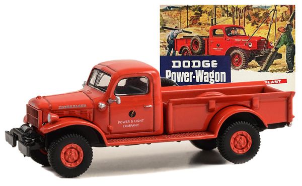 GREEN39130-A - DODGE power wagon 1945 aus der Serie VINTAGE AD CARS in Blisterverpackung. - 1