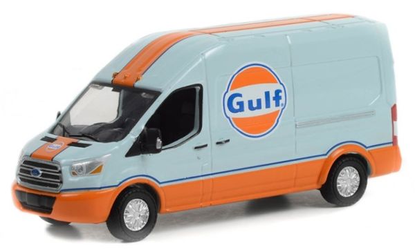 GREEN30260 - FORD Transit LWB Hochdach 2019 GULF in Blisterverpackung - 1