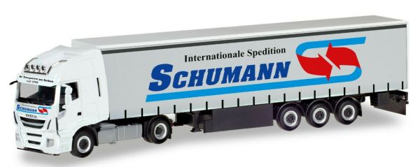 HER310048 - IVECO Stralis XP 4x2 Planenanhänger 3 Achsen - 1