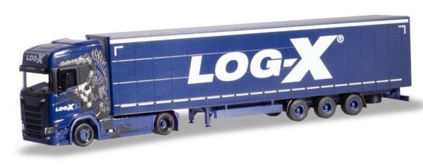 HER310413 - SCANIA CS 20 HD 4x2 mit Anhänger 3 Achsen LOG-X - 1