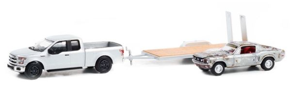 GREEN31130-B - FORD F-150 2015 mit Plateau und FORD Mustang GT 1968 PAWN Stars in Blisterverpackung. - 1