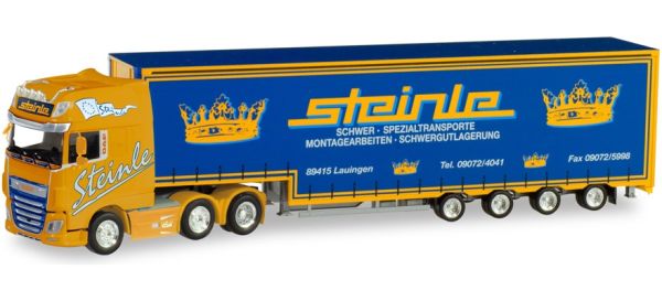 HER311304 - DAF XF SSC 6x2 mit Sattelcurtainsider 4 Achsen STEINLE - 1
