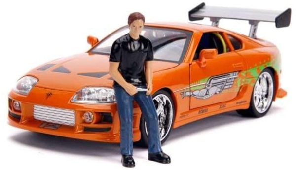 JAD31139 - TOYOTA Supra 1995 FAST AND FURIOUS mit Figur und Lichtern - 1