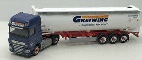 HER312004 - DAF XF SSC 4x2 mit Containerträger und Tankcontainer 3 Achsen GREIWING - 1