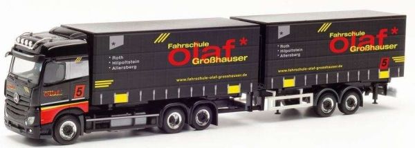 HER312240 - MERCEDES Actros 6x2 Träger mit Anhänger 2 Achsen OLAF - 1