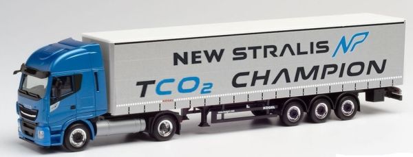 HER312271 - IVECO Stralis NP 4x2 mit 3 Achsen TC02 CHAMPION Planenanhänger - 1