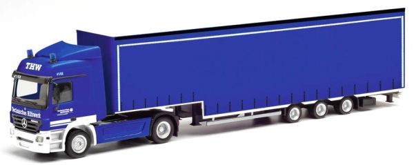 HER312608 - MERCEDES Actros 4x2 mit Anhänger 3 Achsen THW - 1