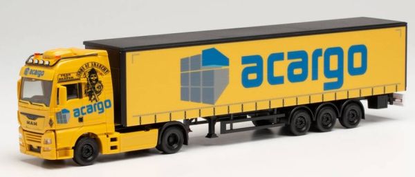 HER313094 - MAN TGX XXL G. 4x2 mit mit Planenanhänger 3 Achsen ACARGO - 1