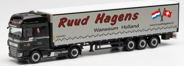 HER313872 - DAF XF SSC Euro 6 4x2 mit Planenauflieger 3 Achsen RUUD HAGENS - 1