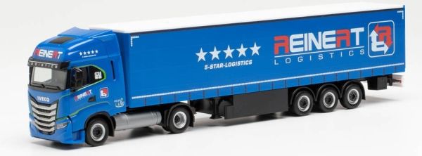 HER313889 - IVECO S-Way 4x2 mit REINERT Logistics Anhänger - 1