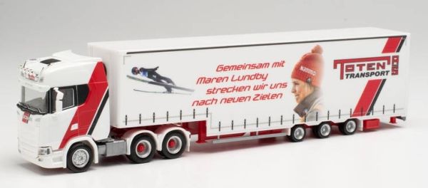 HER313988 - SCANIA CS 20 HD 6x4 mit Anhänger 3 Achsen TOTEN Transport - 1