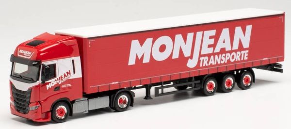 HER314060 - IVECO S-Way 4x2 mit Planenanhänger 3 Achsen MONJEAN - 1
