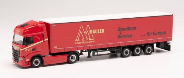 HER314121 - IVECO S-Way 4x2 mit Planenauflieger 3 Achsen GUSTAV MÄULER - 1