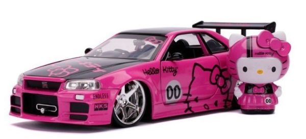 JAD31613 - 2002 NISSAN Skyline GT-R mit Hello Kitty Figur - 1