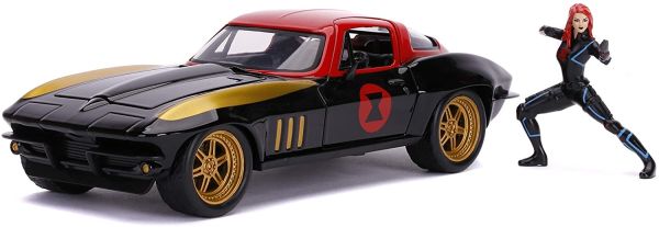 JAD31749 - 1966 Chevy CORVETTE mit SCHWARZER WITWE - 1
