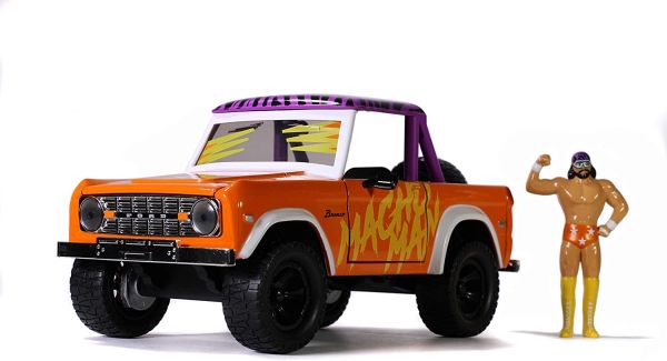 JAD32046 - 1973 FORD Bronco mit Macho Man Figur - 1