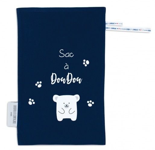 DC3767-4 - MON SAC A DOUDOU aus Baumwolle - lustiges Marineblau - 1