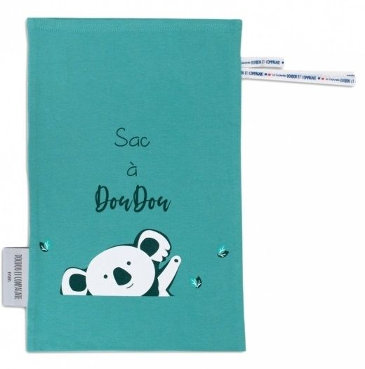 DC3767-2 - MY SAC A DOUDOU aus Baumwolle - lustiges Blau - 1