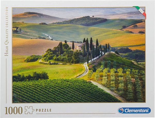 CLE39456 - Puzzle 1000 Teile Die Toskana - 69x50 cm - 1