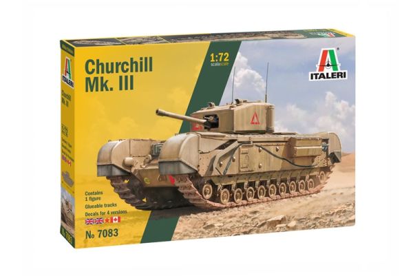 ITA7083 - Churchill Mk. III Panzer zum Zusammenbauen und Lackieren - 1