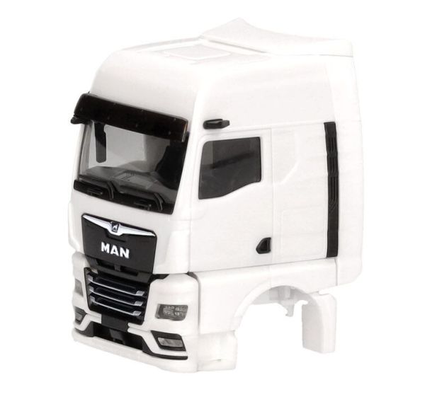 HER086332 - MAN TGX GX, white cab with air deflectors and rear-view camera – 2 parts to assemble - 1