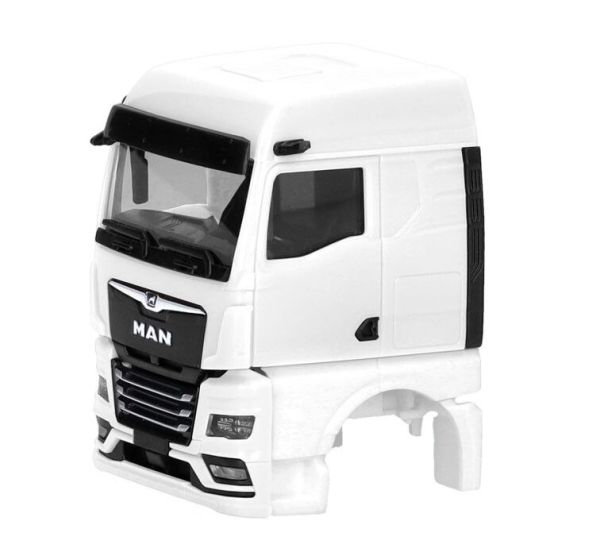 HER086370 - MAN TGX GM cab with rear-view camera, white – 2 parts to assemble - 1